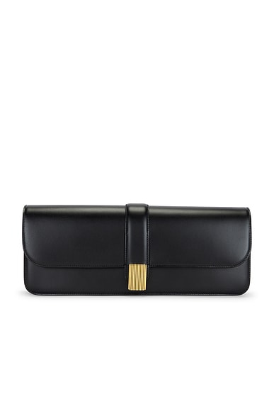 KHAITE Blake Clutch in Black
