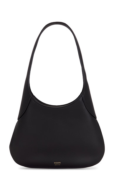 KHAITE Joan Small Hobo Bag in Black