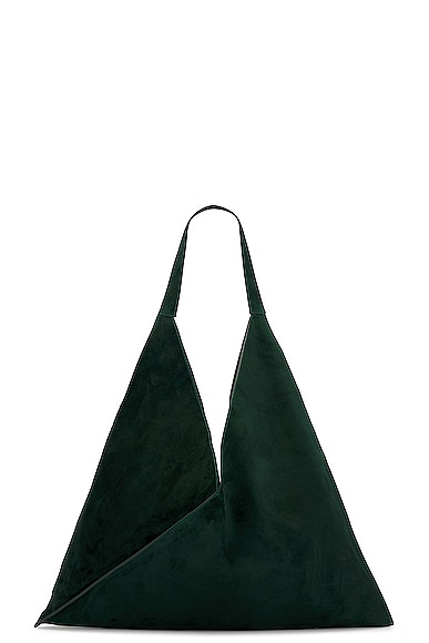 KHAITE Sara Tote Bag in Dark Green