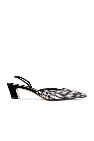 KHAITE Roosevelt 40 Pump in Black