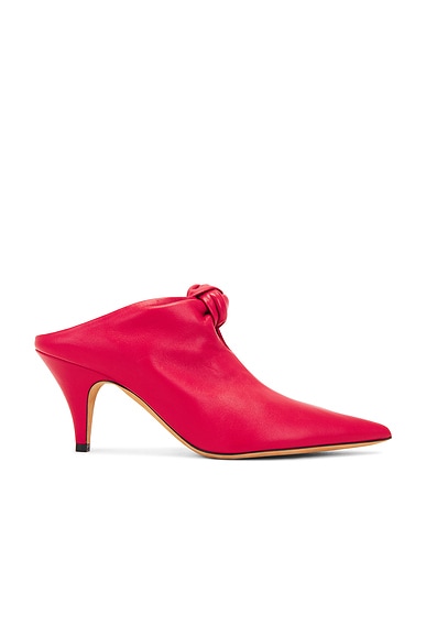 KHAITE Rowan 75 Mule Heel in Red