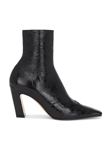 KHAITE Nevada 85 Ankle Stretch Boot in Black