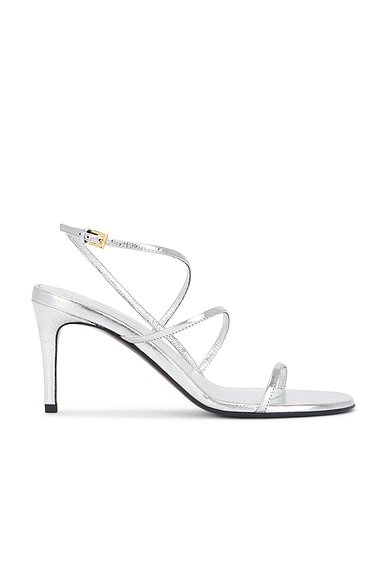 Loop Sandal in Silver