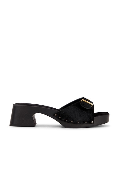 KHAITE Britt Clog in Black