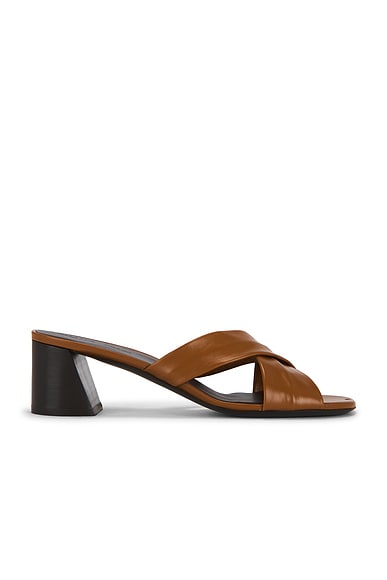 KHAITE Liria 55 Sandal in Cuoio