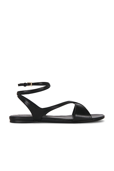 Liria Ankle Strap Flat Sandal