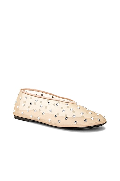 Shop Khaite Marcy Flat In Nude