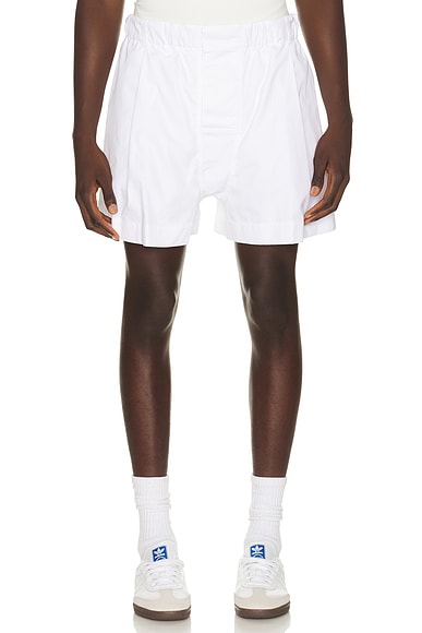 Lacoste Nuovo Shorts in Blanc