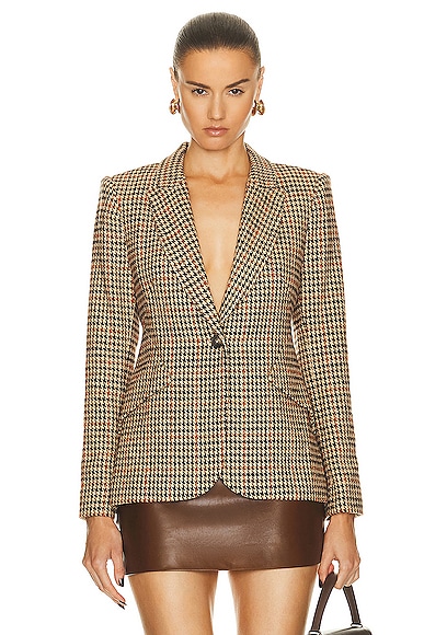 L'AGENCE Chamberlain Blazer in Brown