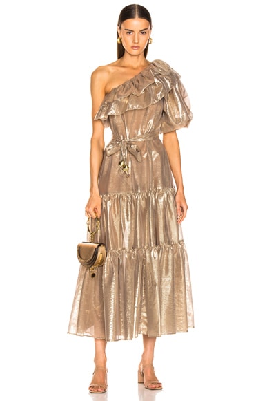 Lisa marie fernandez jurk geel outlet