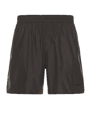 Lanvin Elasticated Relaxed Shorts in Black