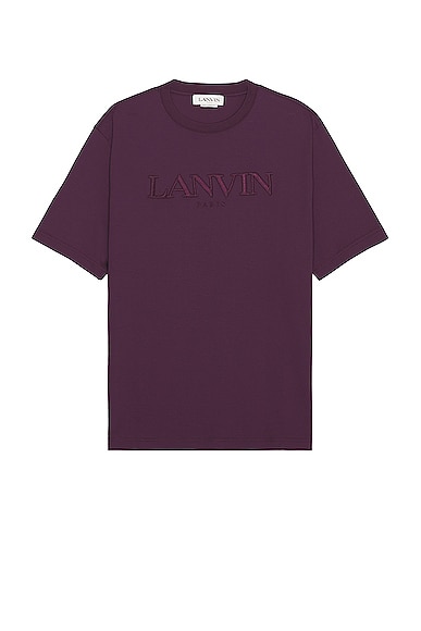Lanvin Paris Classic T-shirt in Cassis