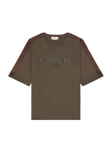 Lanvin Side Curb T-shirt in Shadow