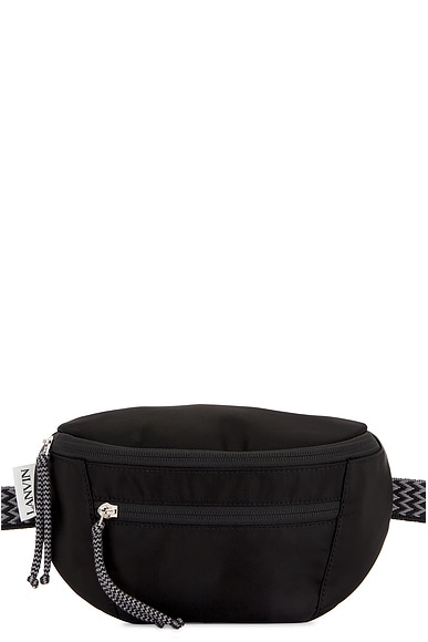 Lanvin Small Waist Curb Bag in Black