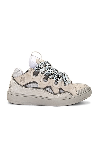 Lanvin Curb Sneakers in Grey | FWRD