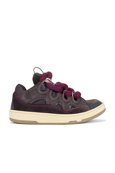 Lanvin Curb Sneakers in Shark Grey