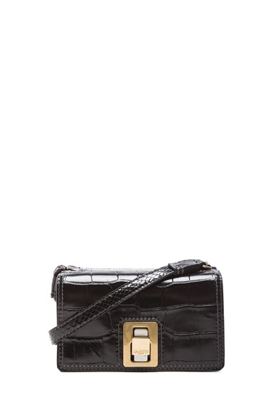 Lanvin Mini Rigid Bag in Black | FWRD