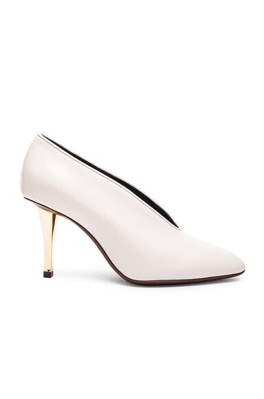 ivory leather pumps