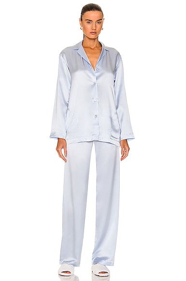 Silk Long Pajama Set