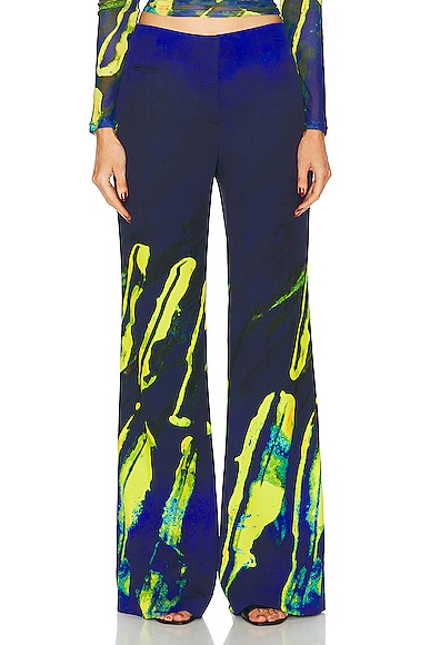Tailored Trouser in Blue,Green