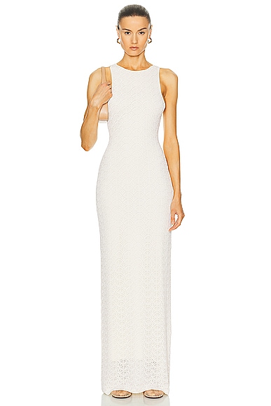 L'Academie by Marianna Amary Maxi Dress in Ivory