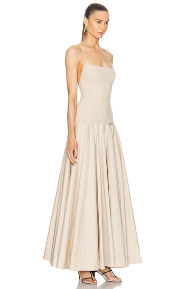 L'academie Kleid Laure In Light Beige