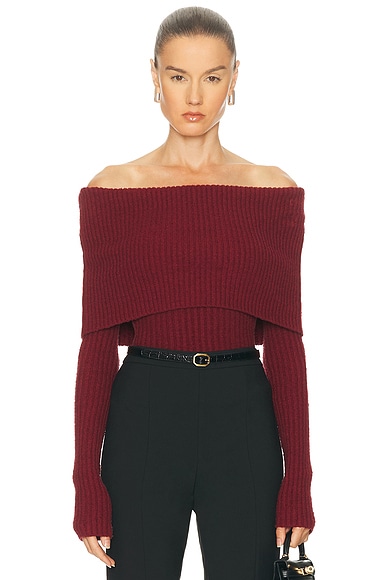 by Marianna Namir Off Shoulder Sweater