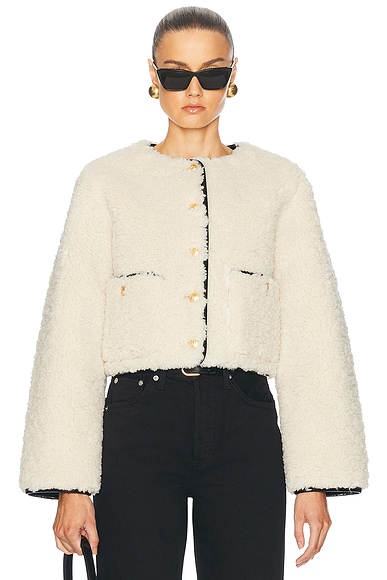 By Marianna Pauchet Reversible Faux Sherpa Jacket