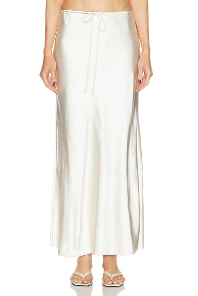 by Marianna Etienne Midi Skirt in Ivory