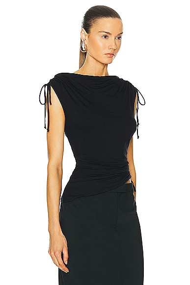 L'academie By Marianna Greava Top In Black