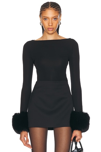L'Academie by Marianna Dinara Top in Black