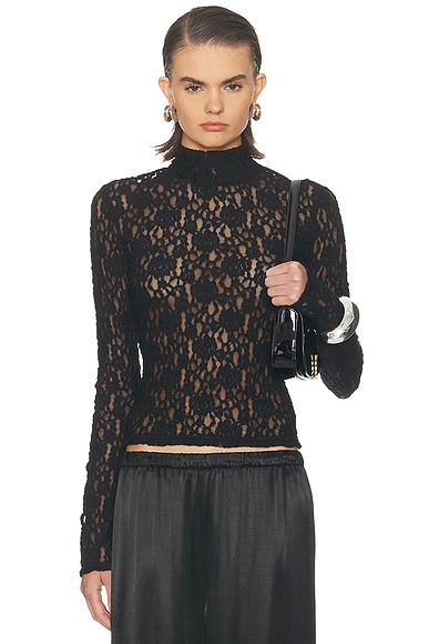 L'Academie by Marianna Kayden Top in Black