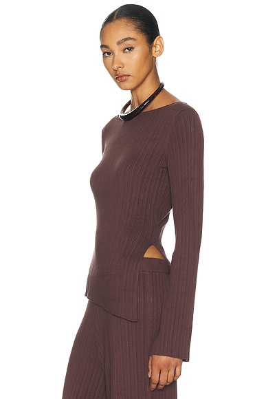 Sibylla Rib Knit Top