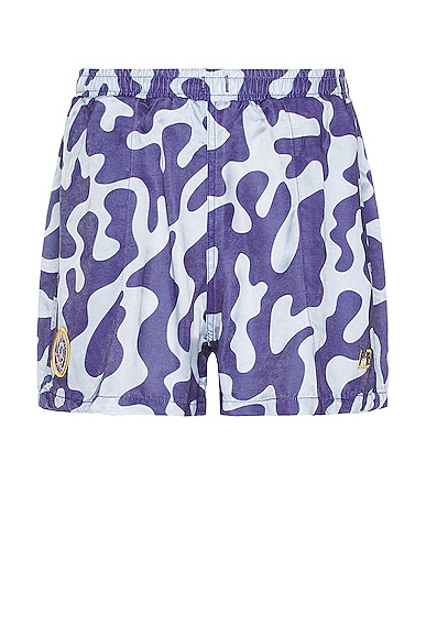 Camo Baggie Shorts in Purple