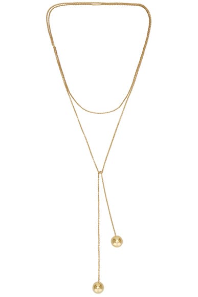 Lie Studio The Astrid Necklace in 18k Gold Plated