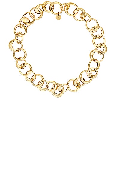 Lie Studio The Laura Necklace In 18k Gold Plated