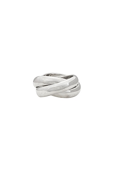 Shop Lie Studio The Sofie Ring In Sterling Silver