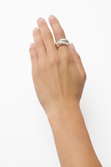 Shop Lie Studio The Sofie Ring In Sterling Silver