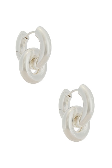 Lie Studio Esther Earrings in Silver