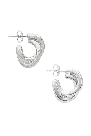 Lie Studio The Diana Earring In Sterling Silver