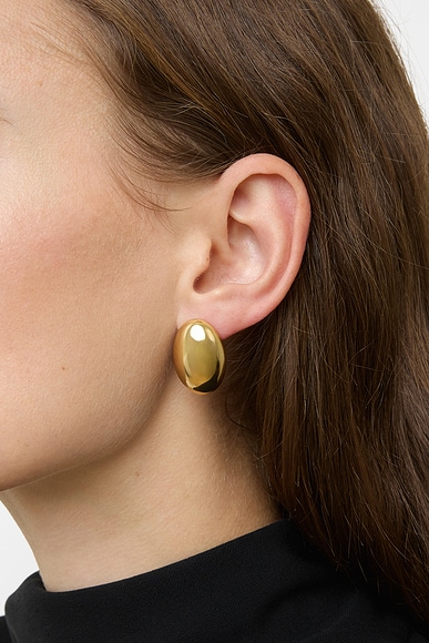 Lie Studio The Camille Earring In 18k Gold Plated