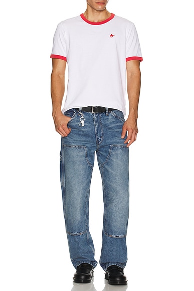 568 Loose Straight Double Knee Jean