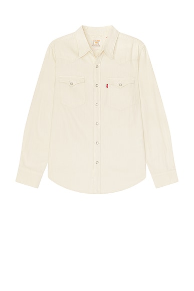 LEVI'S Barstow Western Standard Shirt in Eddlyn Ecru