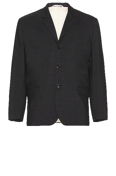 Lemaire 3 Button Jacket in Grey