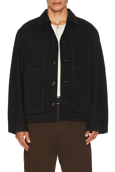 Lemaire Boxy Jacket in Black