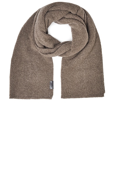 Lemaire Maxi Fluffy Scarf in Taupe Grey | FWRD