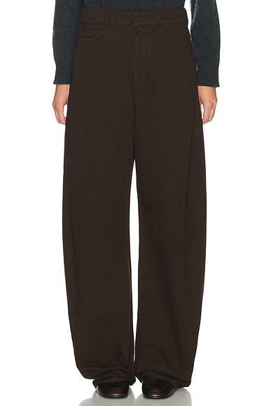 High Waisted Curved Pants