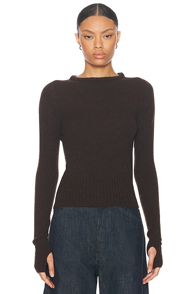 Moussy Vintage STUDIOWEAR Tight Rib Hoodie Sweatshirt in Black FWRD