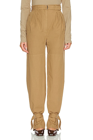 Pleated Strap Pant