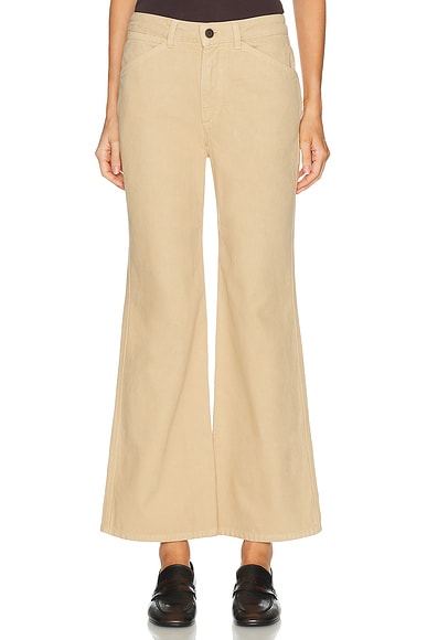 Lemaire Flared 5 Pockets in Straw